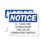 Signmission D-Class Fire Extinguisher For Use On Combustible OSHA Notice Sign, Plastic, 14in W x 10in L, 2PK OS-2PACK-NS-P-1014-L-10941 - alternate 1